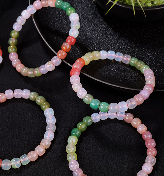 Rainbow Agate Gemstone Bracelet