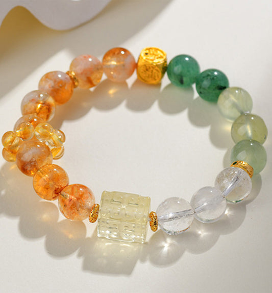 Yellow Tower Crystal “Jin Yu Man Tang” Bracelet
