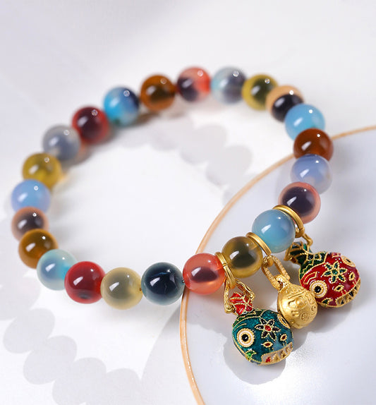 Agate Golden Beast Bracelet