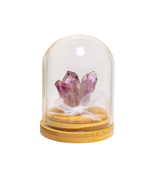 Amethyst Crystal Cluster in Bottle