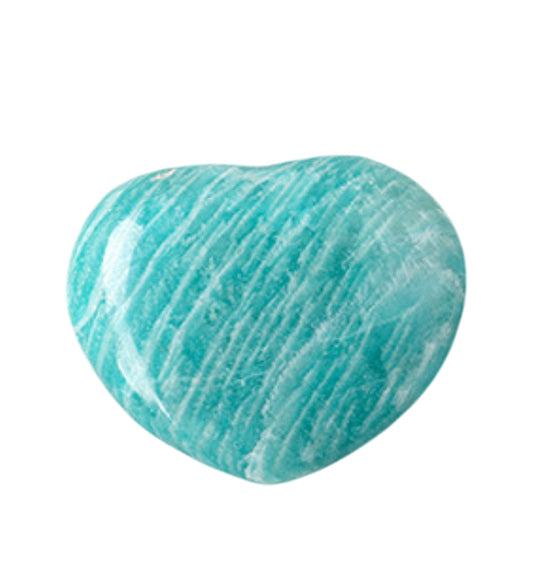 Amazonite Heart-Shaped Stone