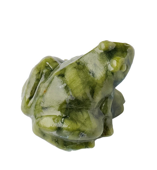 Serpentine Jade Lucky Frog