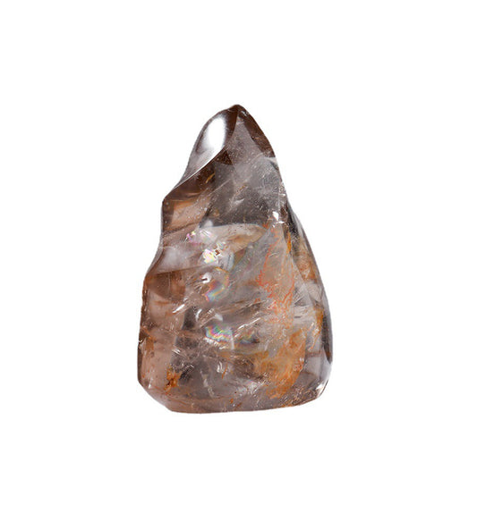 Smoky Quartz Raw Crystal in Flame Shape