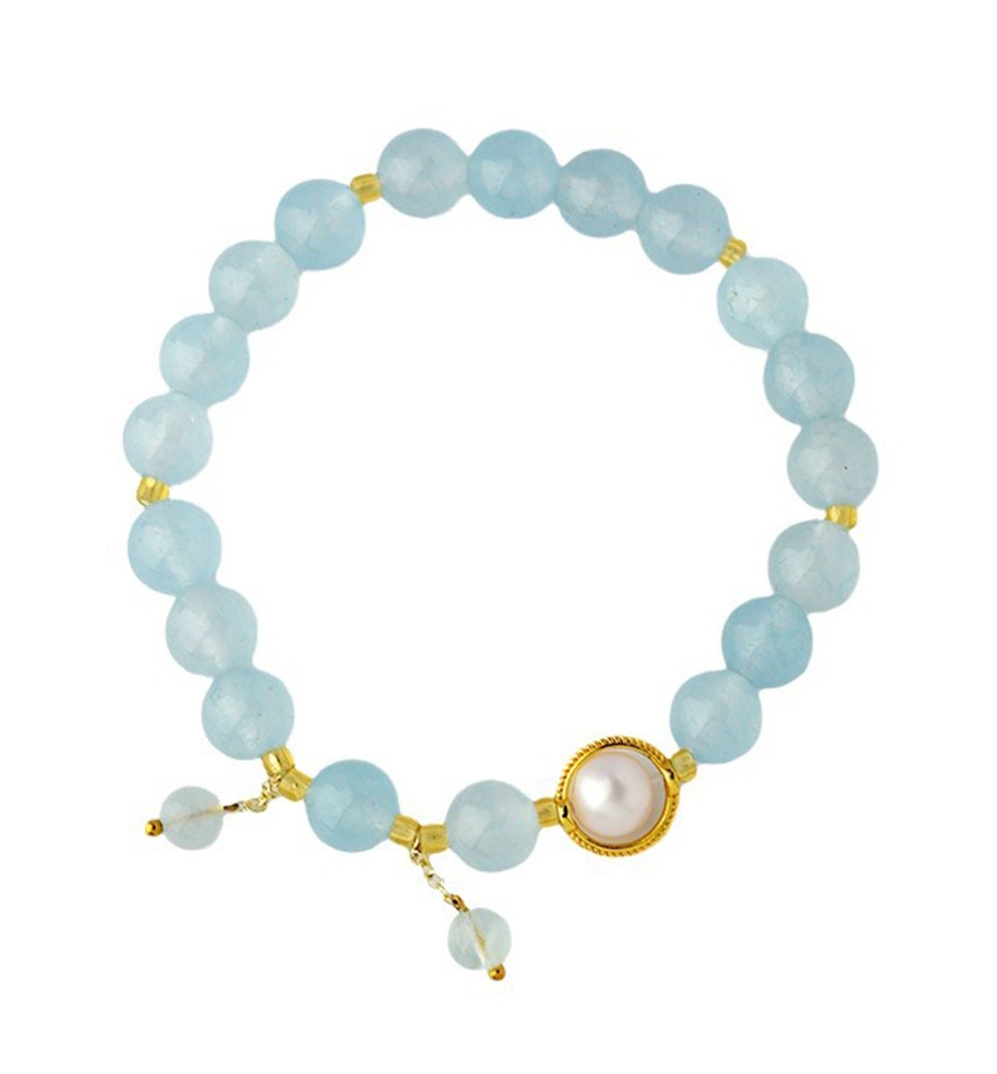 Aquamarine Jade Bracelet