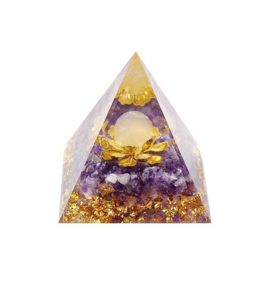 Crystal Pyramid with Energy Sphere