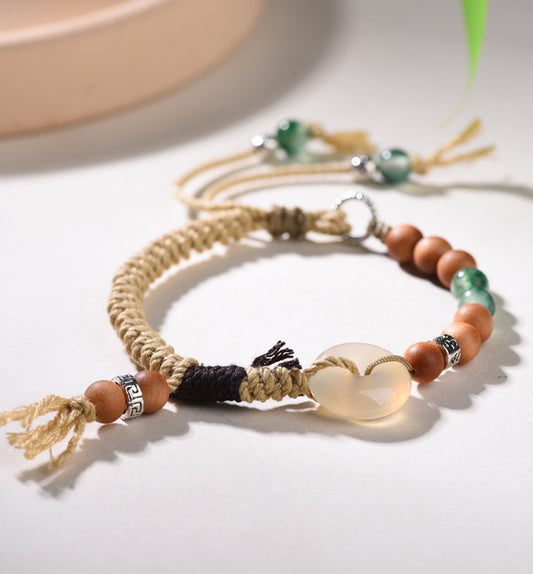 Peace & Wood Harmony Bracelet