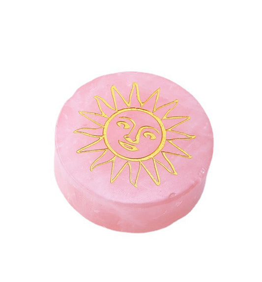 Rose Quartz Sun Disk
