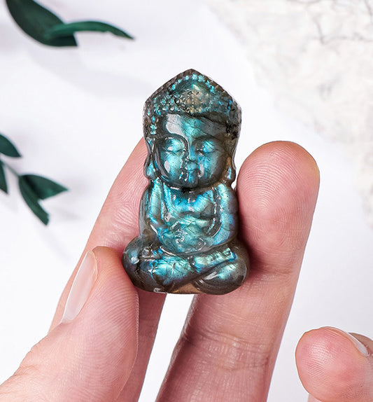 Labradorite Baby Buddha