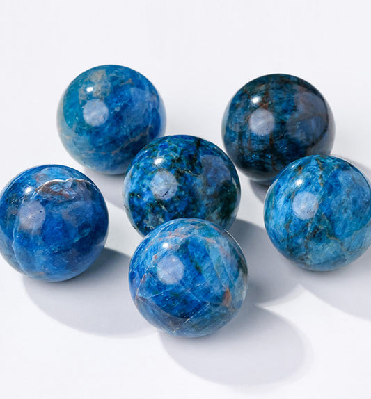 Blue Apatite Sphere
