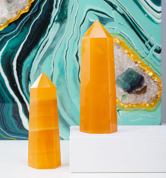 Yellow Calcite Point