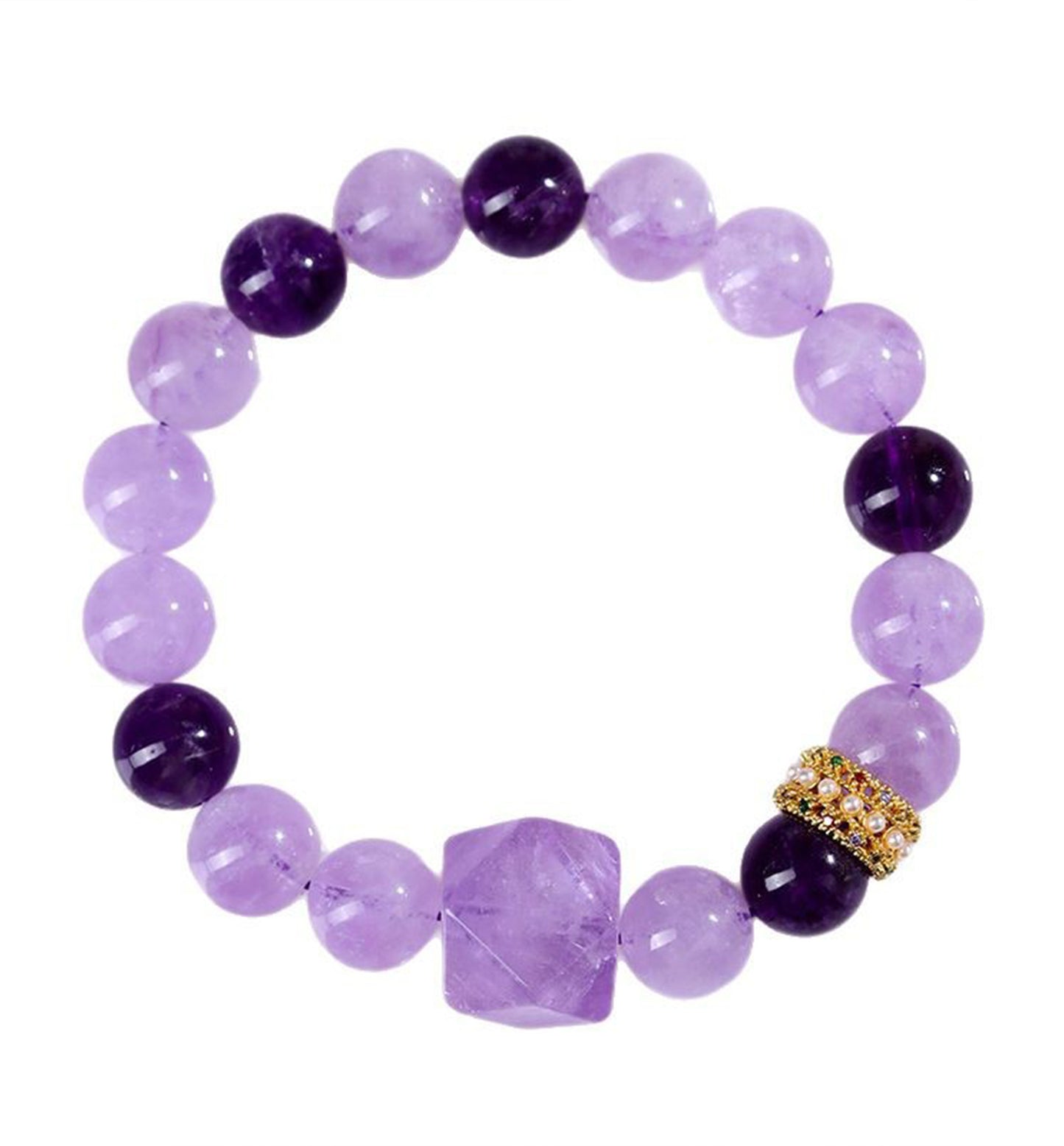 Lavender Amethyst Bracelet