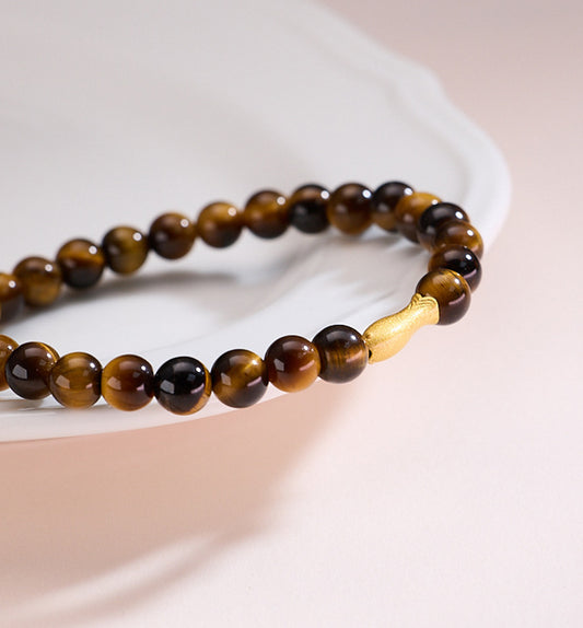 Koi Ascending Tiger’s Eye Bracelet
