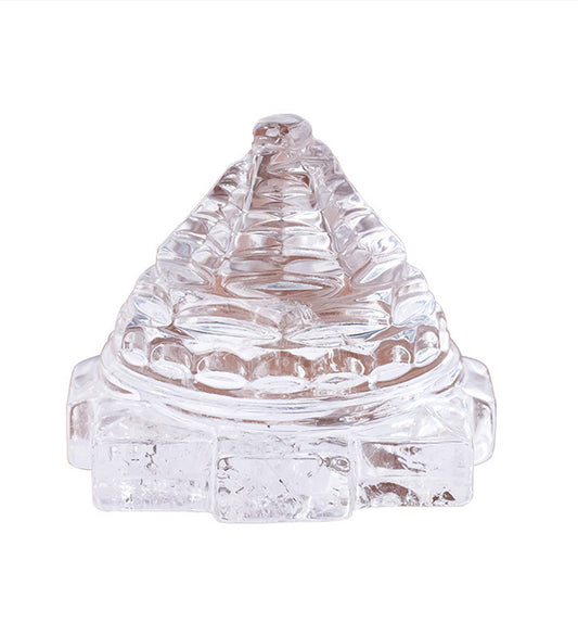 Clear Quartz Himalayan Yantra Mandala