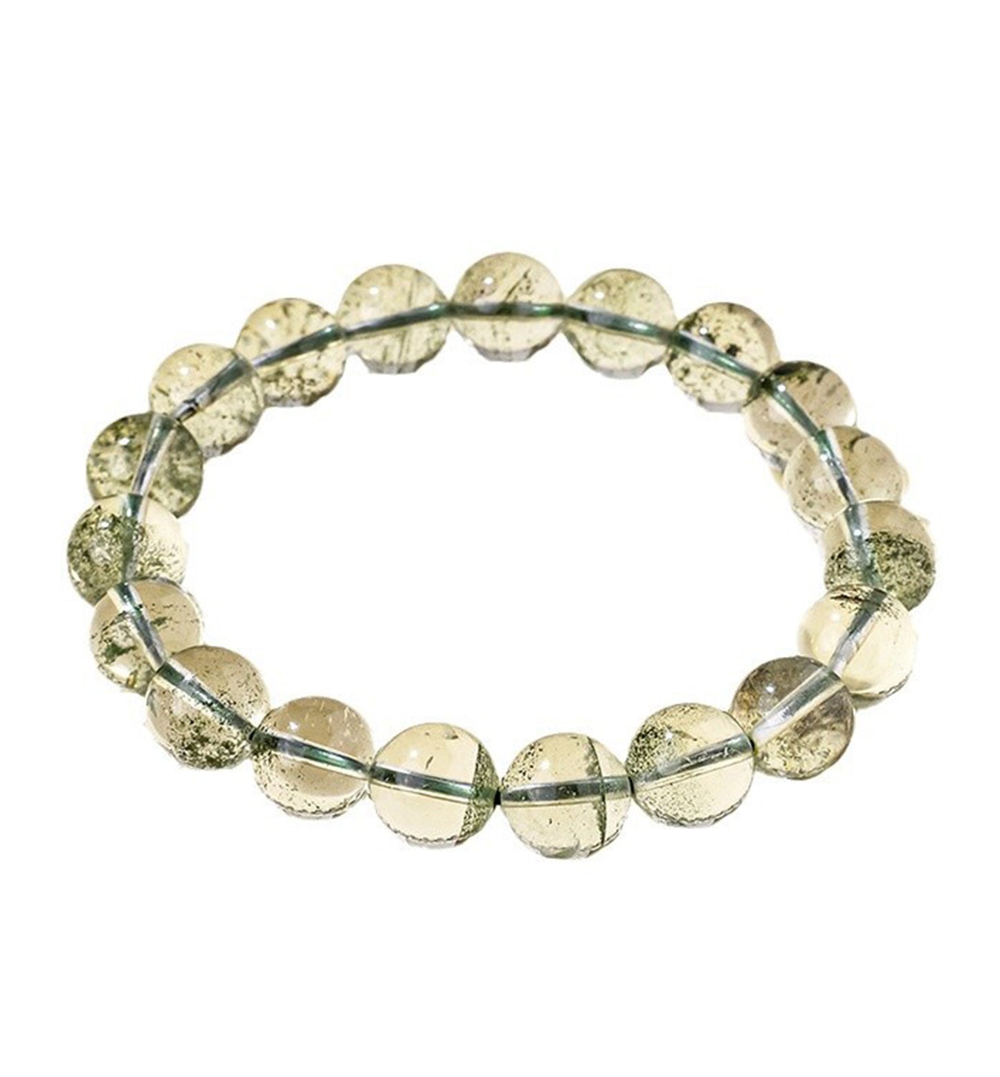 Green Phantom Quartz Crystal Bracelet