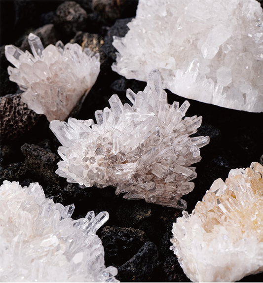 Natural White Quartz Cluster