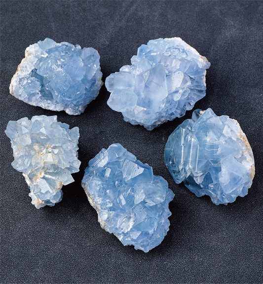 Natural Celestite Crystal Cluster