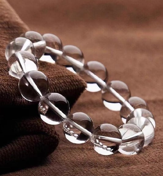 Pure Clear Quartz Bracelet 14mm