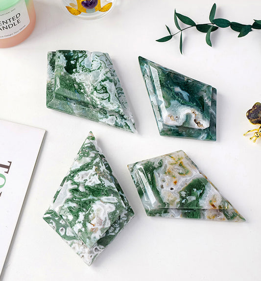 Moss Agate Rhombus