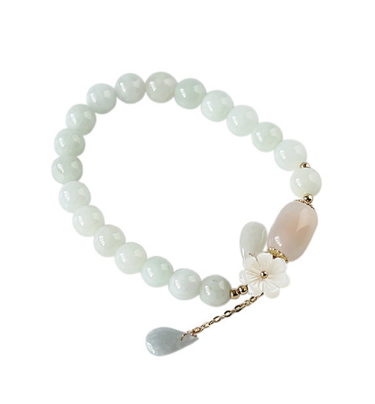 Jade Blossom Serenity Bracele