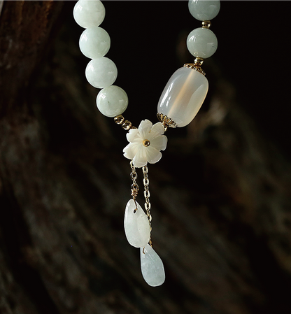 Jade Blossom Serenity Bracele