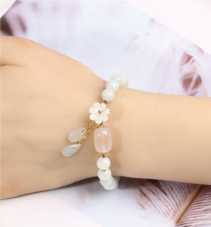 Jade Blossom Serenity Bracele
