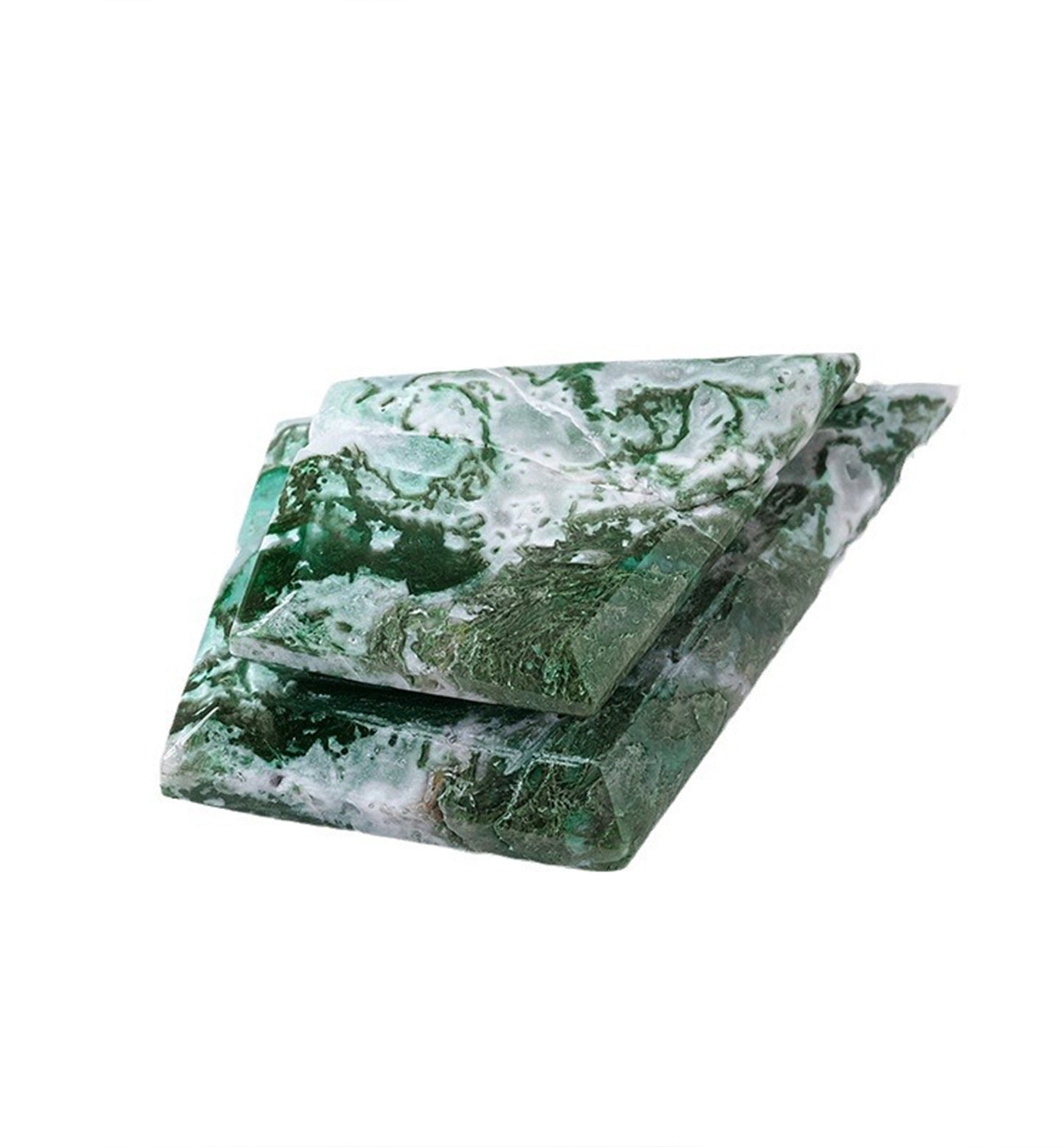 Moss Agate Rhombus