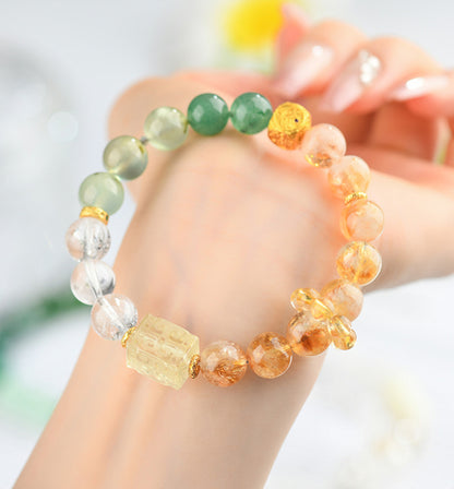 Yellow Tower Crystal “Jin Yu Man Tang” Bracelet