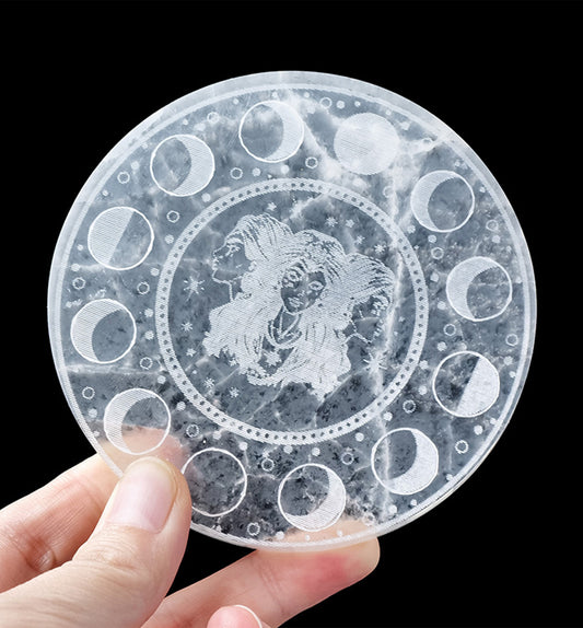 Moon Crystal Disc (Green Crystal Bowl Not Included)