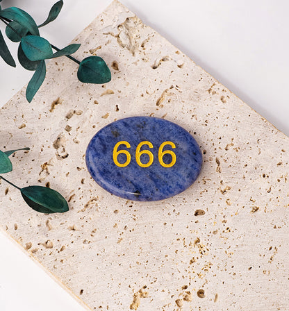 Lucky Number Worry Stone
