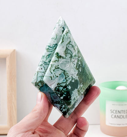 Moss Agate Rhombus
