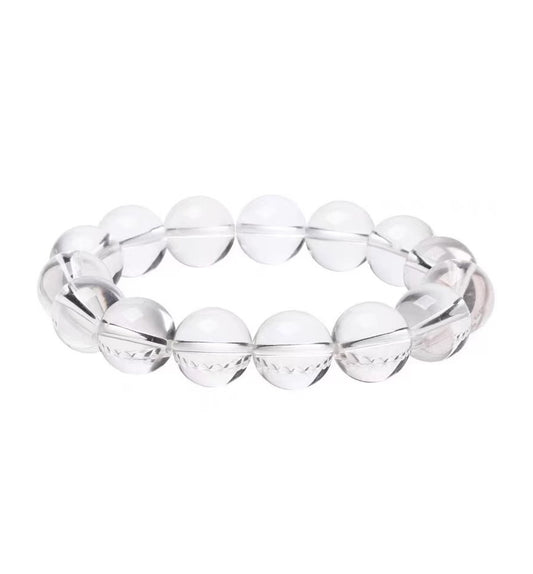 Pure Clear Quartz Bracelet 14mm