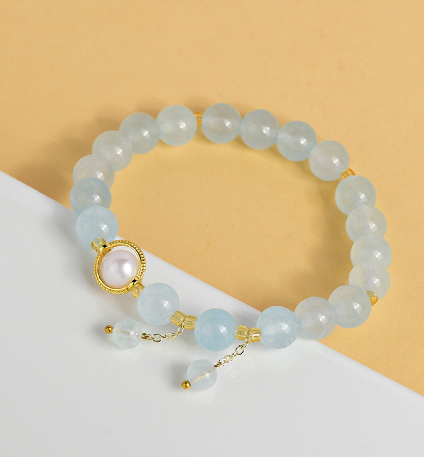 Aquamarine Jade Bracelet