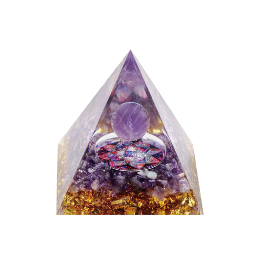 Crystal Pyramid with Energy Sphere