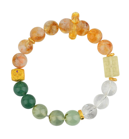 Yellow Tower Crystal “Jin Yu Man Tang” Bracelet