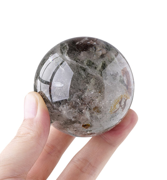 Green Phantom Quartz Sphere