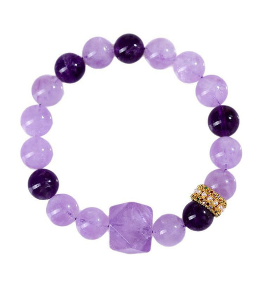 Lavender Amethyst Bracelet