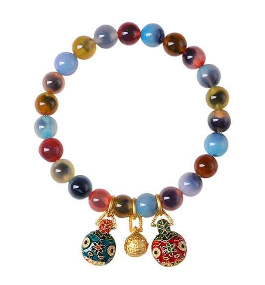 Agate Golden Beast Bracelet