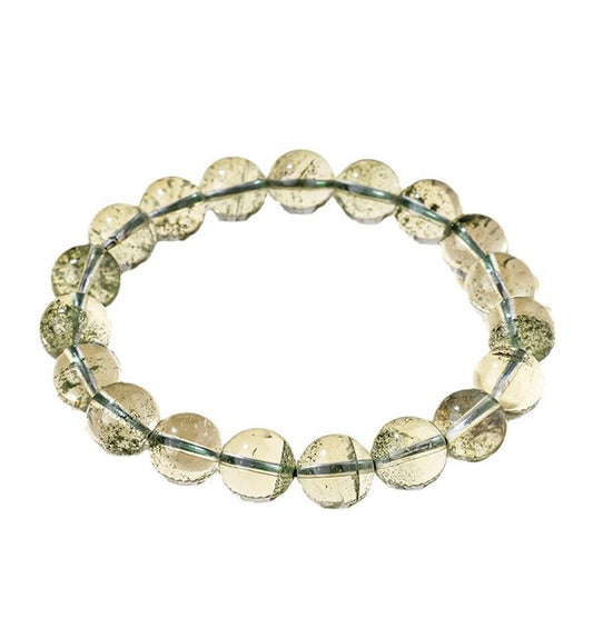 Green Phantom Quartz Crystal Bracelet