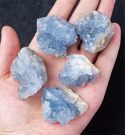 Natural Celestite Crystal Cluster