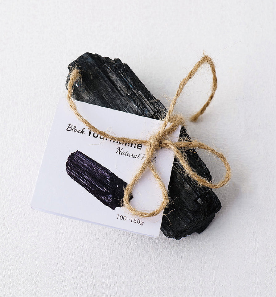 Natural Black Tourmaline Raw Crystal