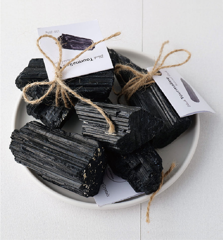Natural Black Tourmaline Raw Crystal