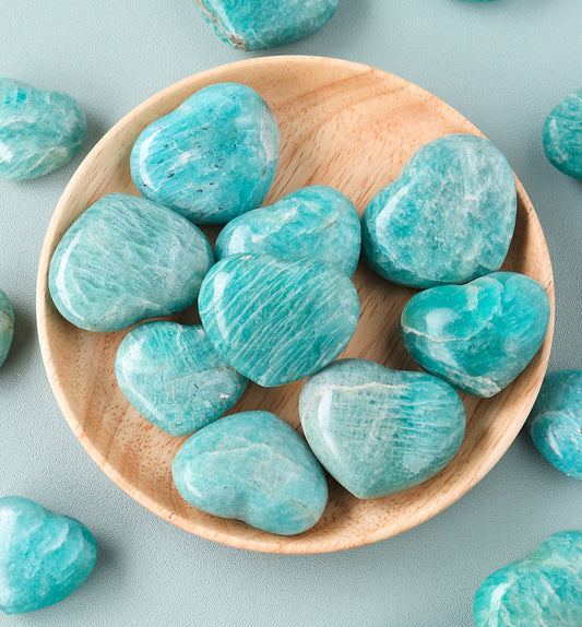 Amazonite Heart-Shaped Stone